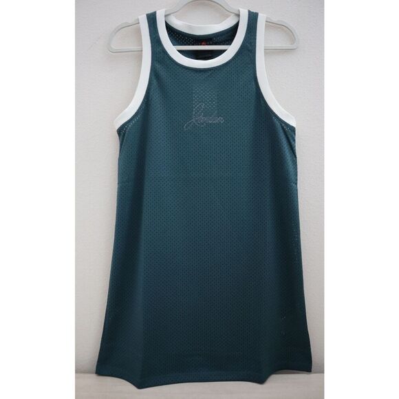 Nike Air Jordan HJ6368-366 Women's Sz S Green Heritage Jumpman Jersey Dress - Picture 2 of 13